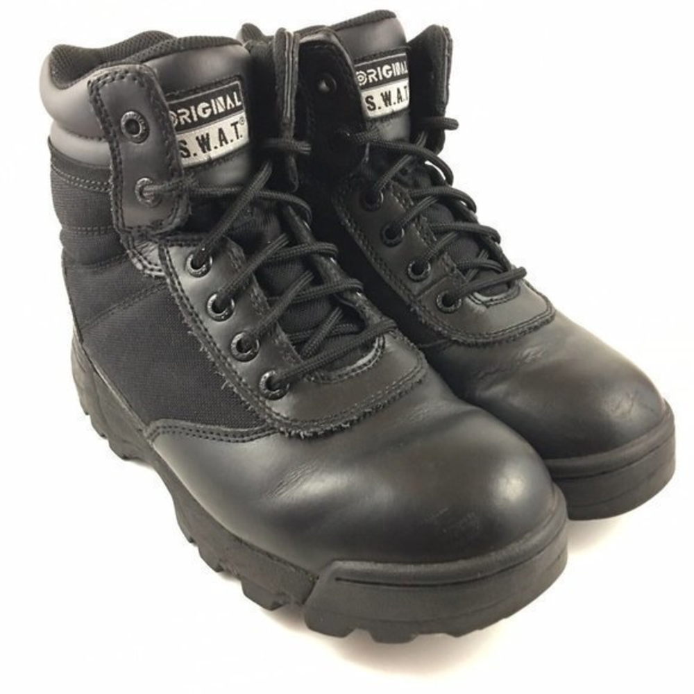 Original SWAT Classic 6” Side Zip‎ Boots #116401 Black Womens Size 6.5